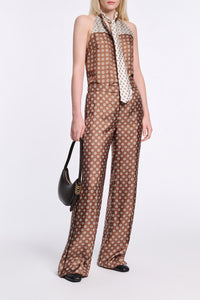 brown big tie // GRAPHIC DREAMS pants