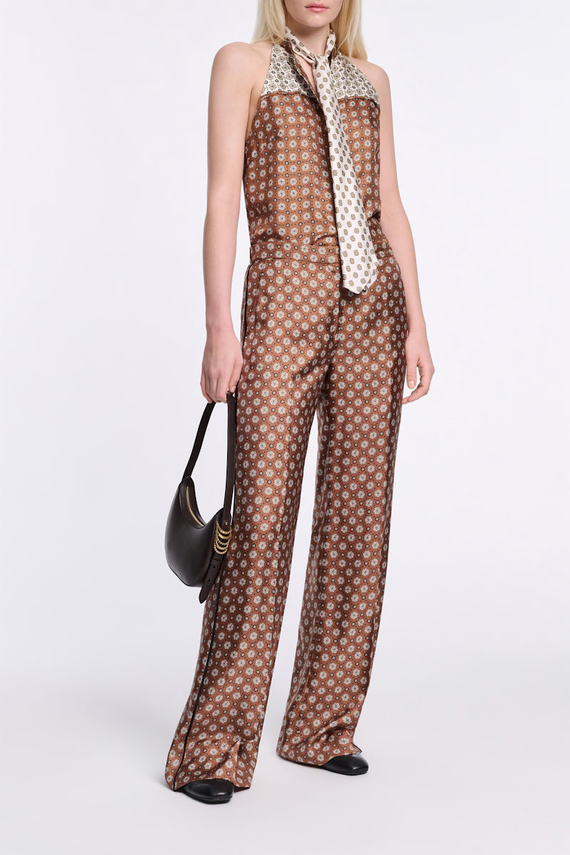 brown big tie // GRAPHIC DREAMS pants