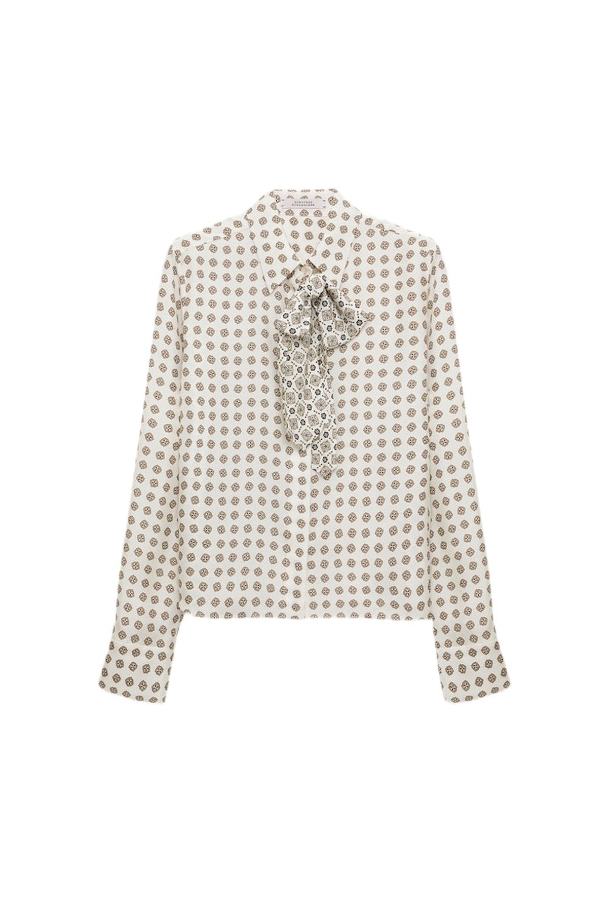 Chemisier Graphic Dreams - Creme Mini Tie
