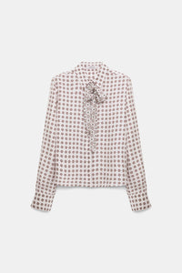 rose mini tie // GRAPHIC DREAMS blouse