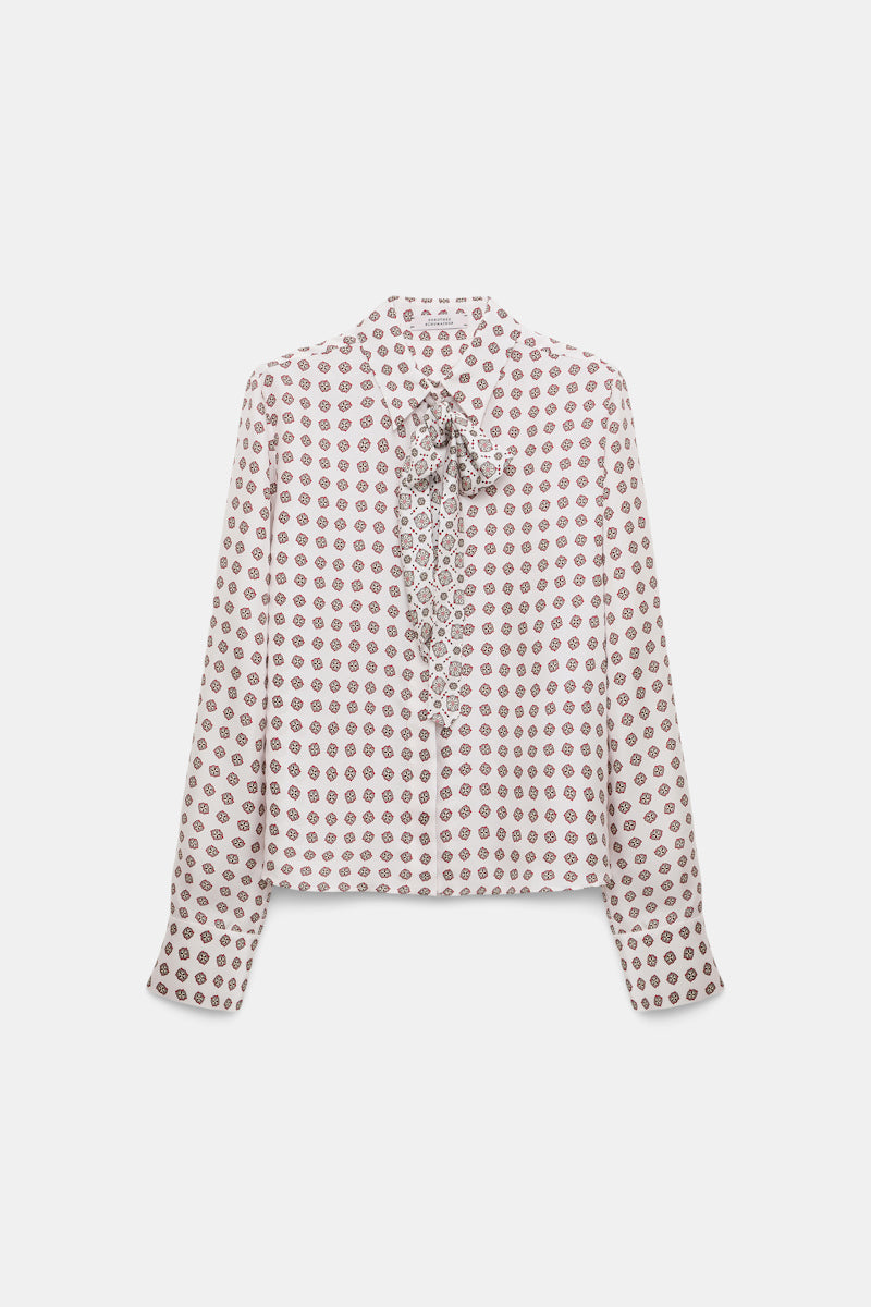 rose mini tie // GRAPHIC DREAMS blouse