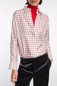 rose mini tie // GRAPHIC DREAMS blouse