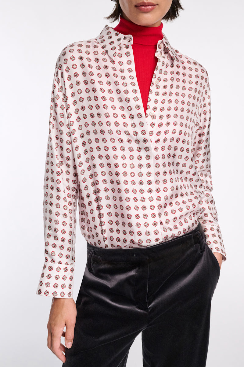 rose mini tie // GRAPHIC DREAMS blouse