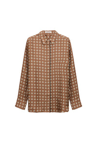 Chemisier Graphic Dreams - Brown Big Tie