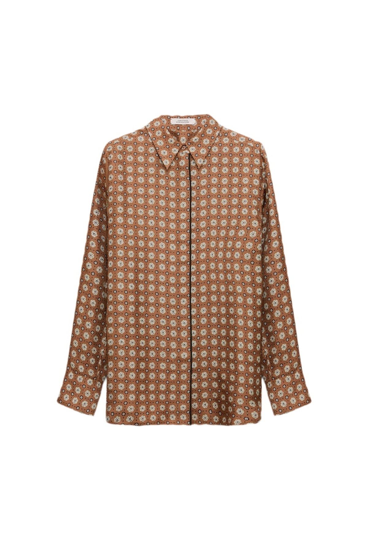 Chemisier Graphic Dreams - Brown Big Tie