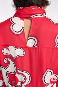 red white // SOFT FLORALS dress