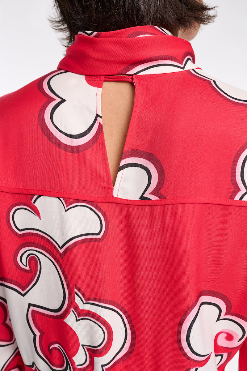 red white // SOFT FLORALS dress