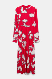 red white // SOFT FLORALS dress
