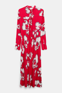 red white // SOFT FLORALS dress