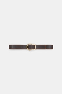choco black // VINTAGE ESSENCE 4cm belt