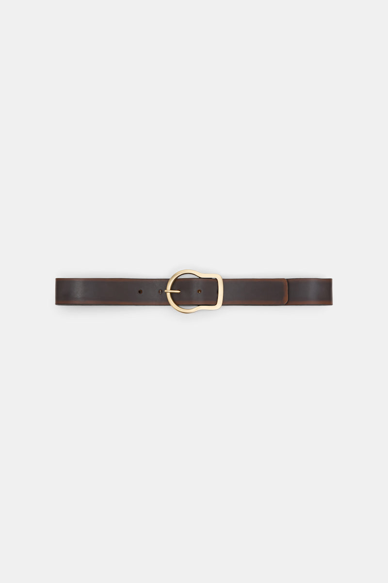 choco black // VINTAGE ESSENCE 4cm belt