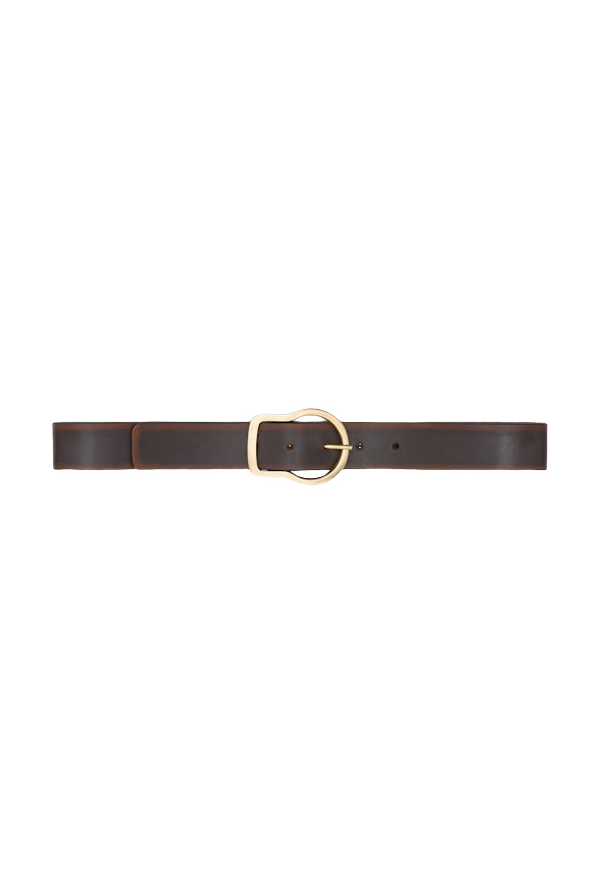 Ceinture Vintage Essence 40mm en cuir - Choco & Black