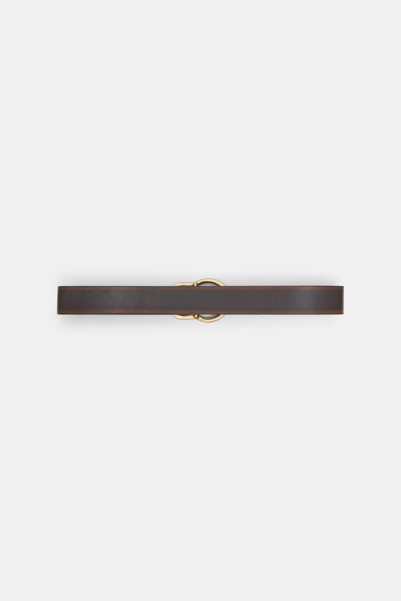 choco black // VINTAGE ESSENCE 4cm belt