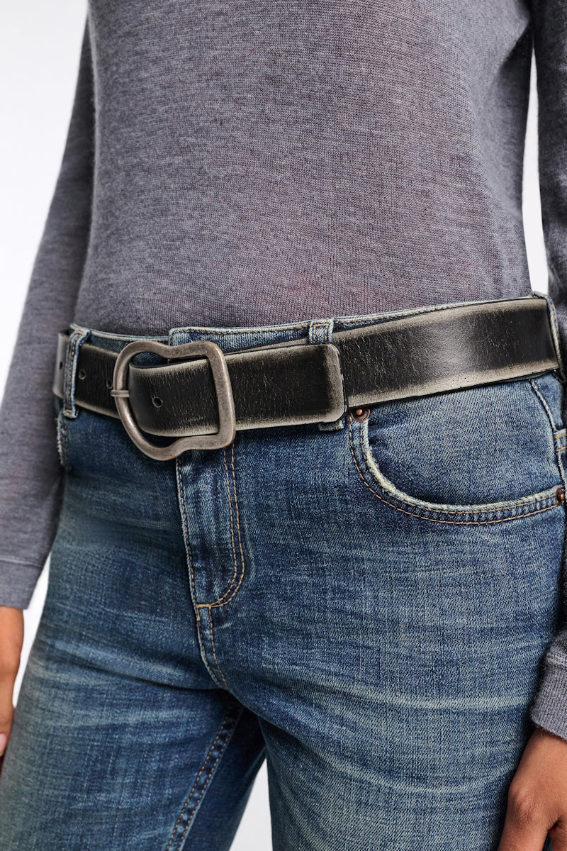 cool anthra // VINTAGE ESSENCE 4cm belt