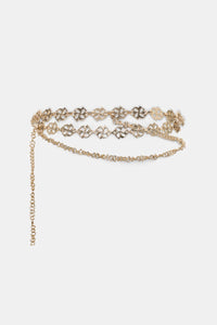gold // CHAINED REACTION chain belt