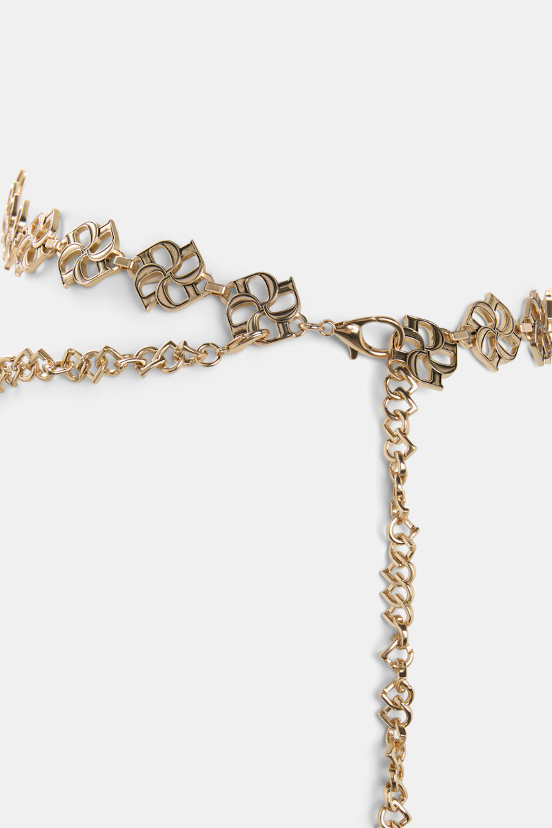 gold // CHAINED REACTION chain belt