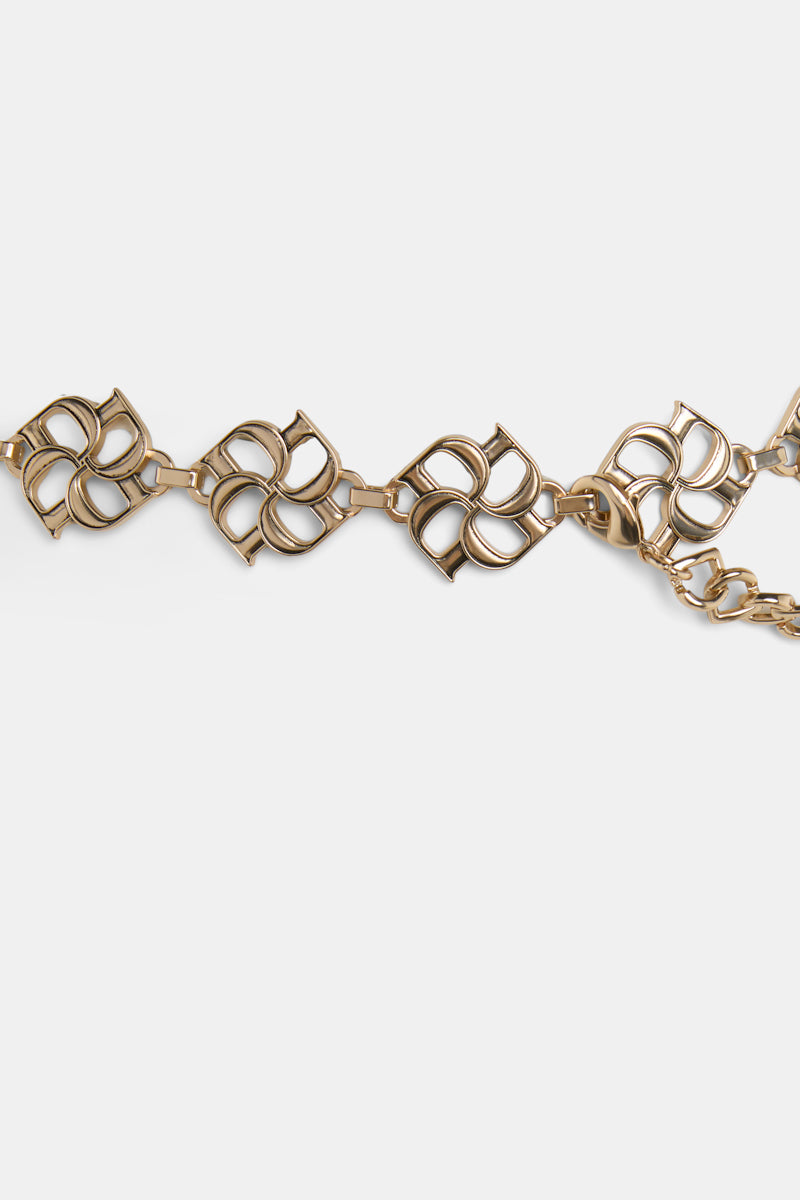 gold // CHAINED REACTION chain belt