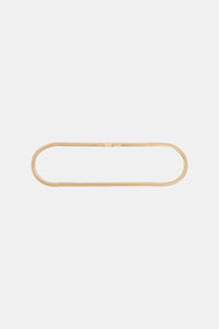 gold // CHAINED REACTION snake chain belt