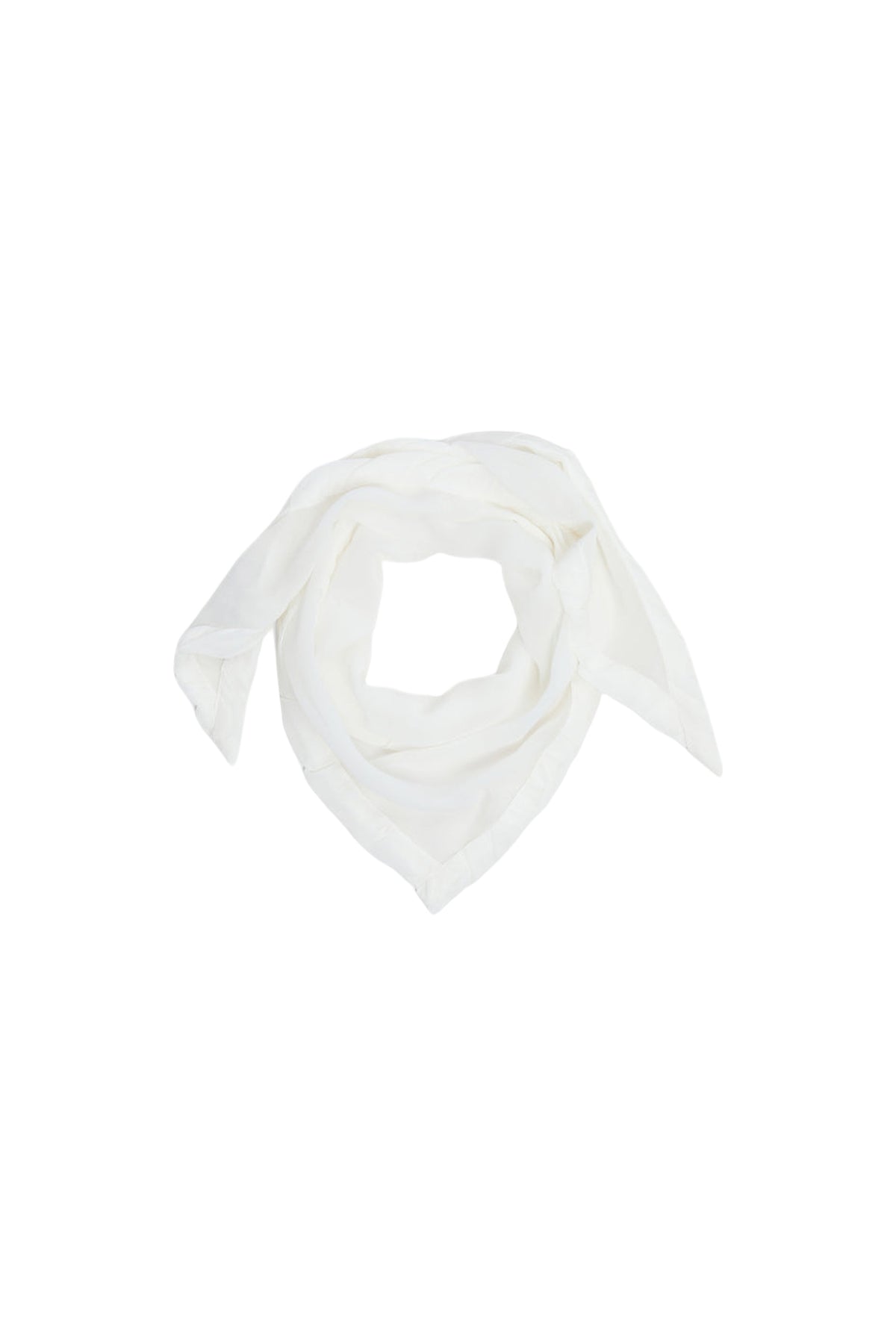 Sheer Twist Scarf - Camellia & White