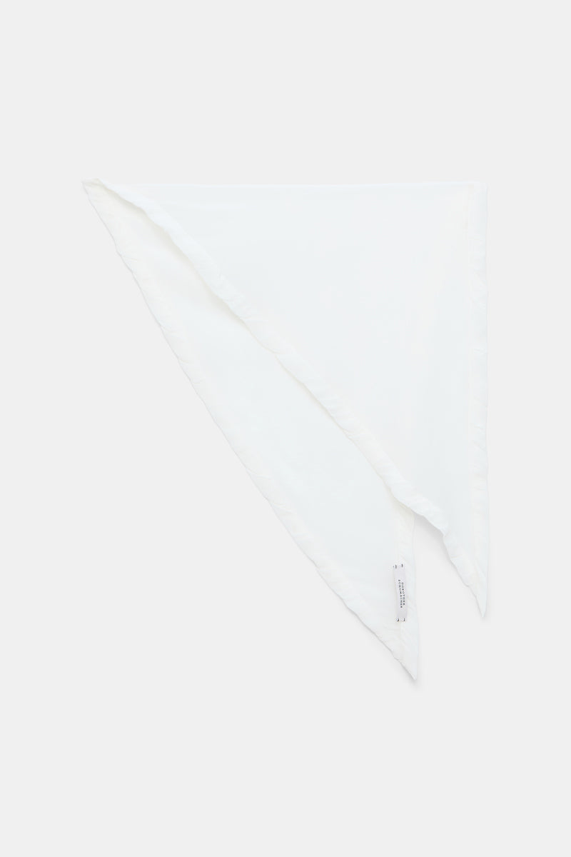camellia white // SHEER TWIST scarf
