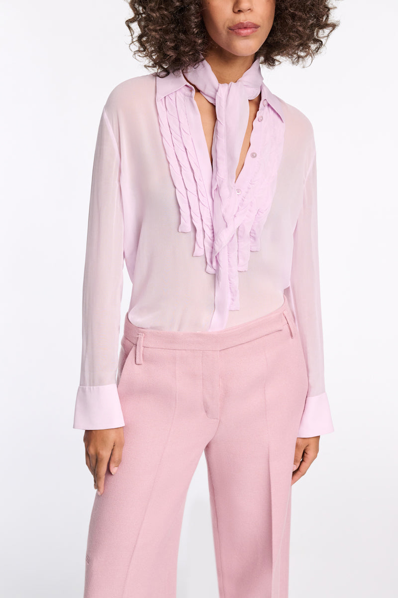 lilac // SHEER TWIST scarf
