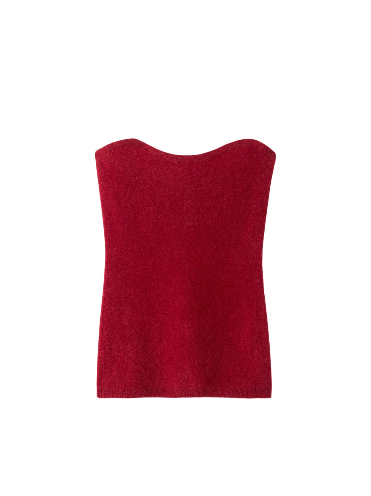 Bustier Cuddle en cachemire - Rouge