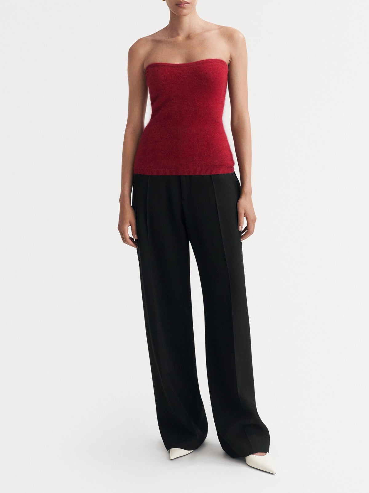 Bustier Cuddle en cachemire - Rouge