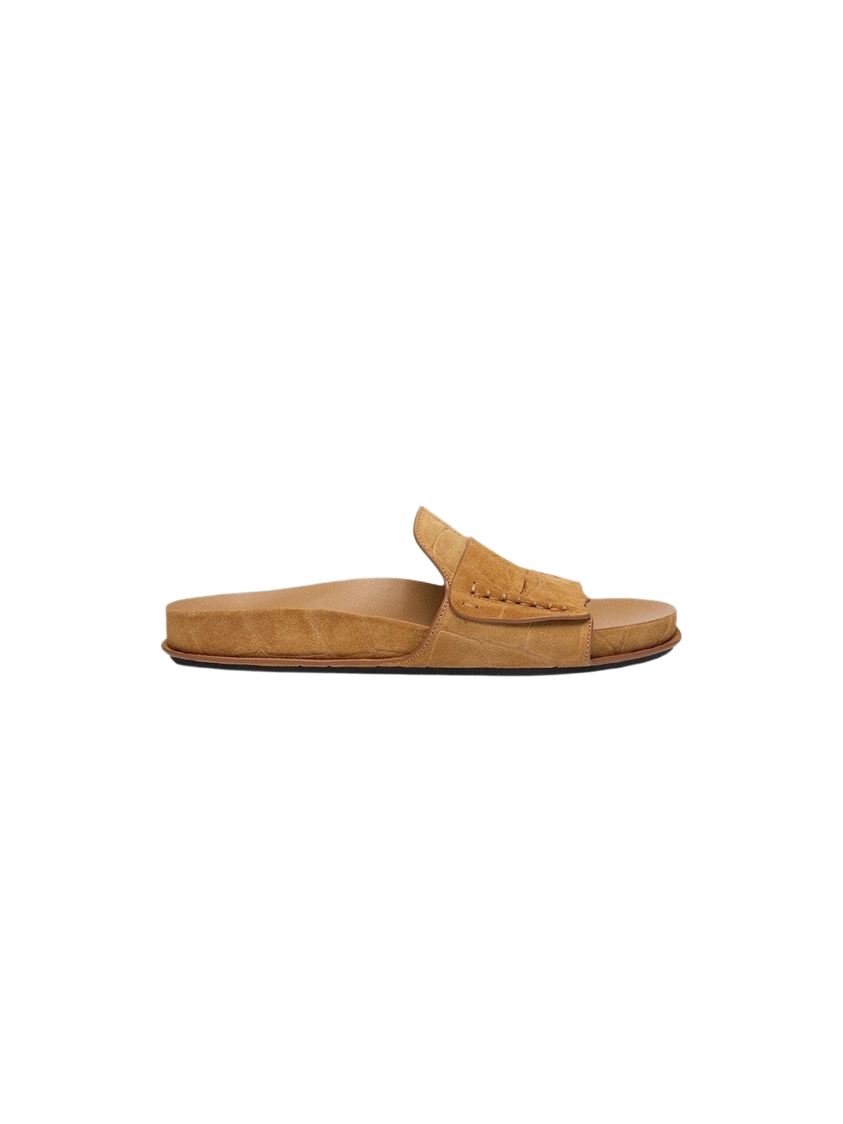 Sandales Mocassin en cuir - Camel