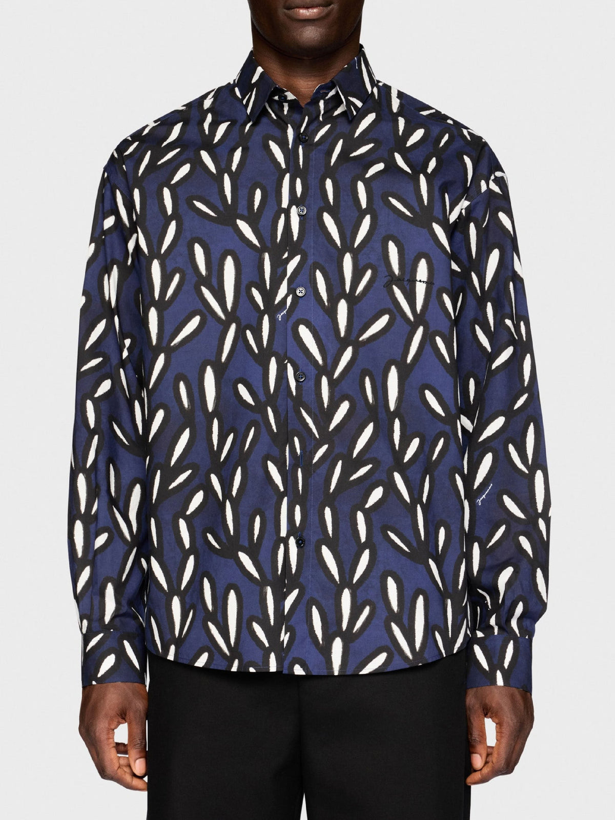 Chemise Simon imprimée - Print Navy & Black