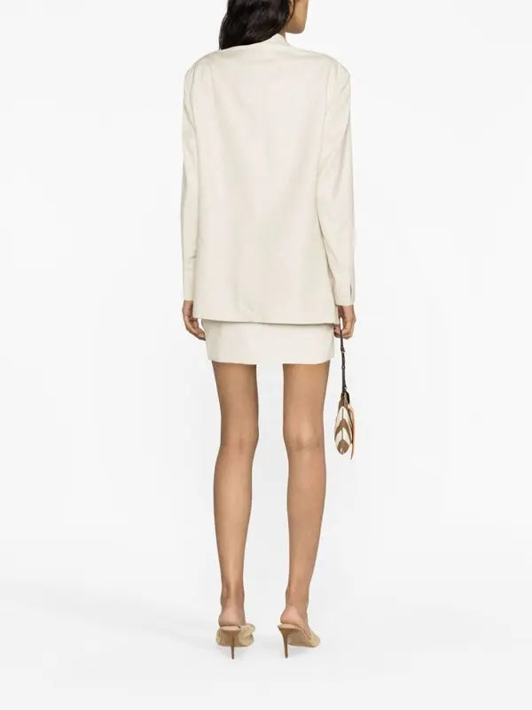 220€ / 2 sold //2 QTY / ST100%   Blazer en laine mélangée - Off White