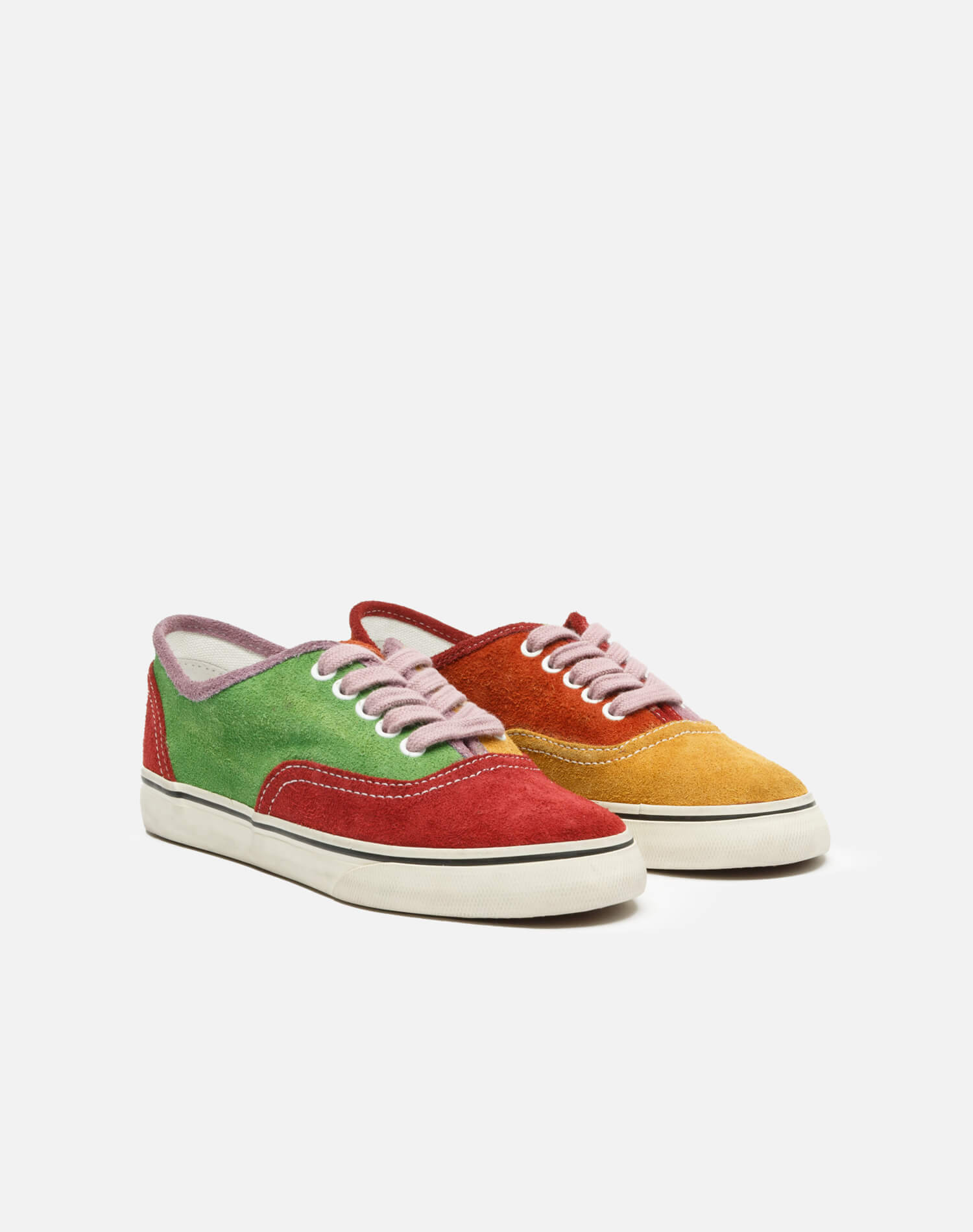 Low Top Skate 70's leather trainers - Multicolor Colorful