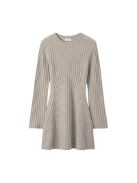 Robe courte en cachemire - Gris