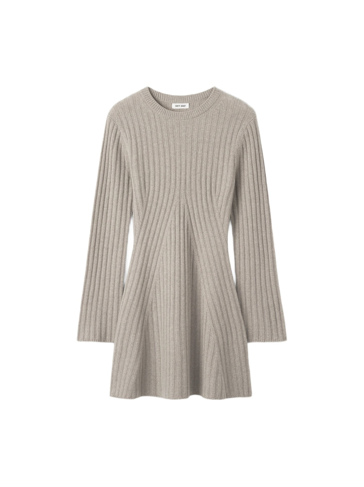 Robe courte en cachemire - Gris