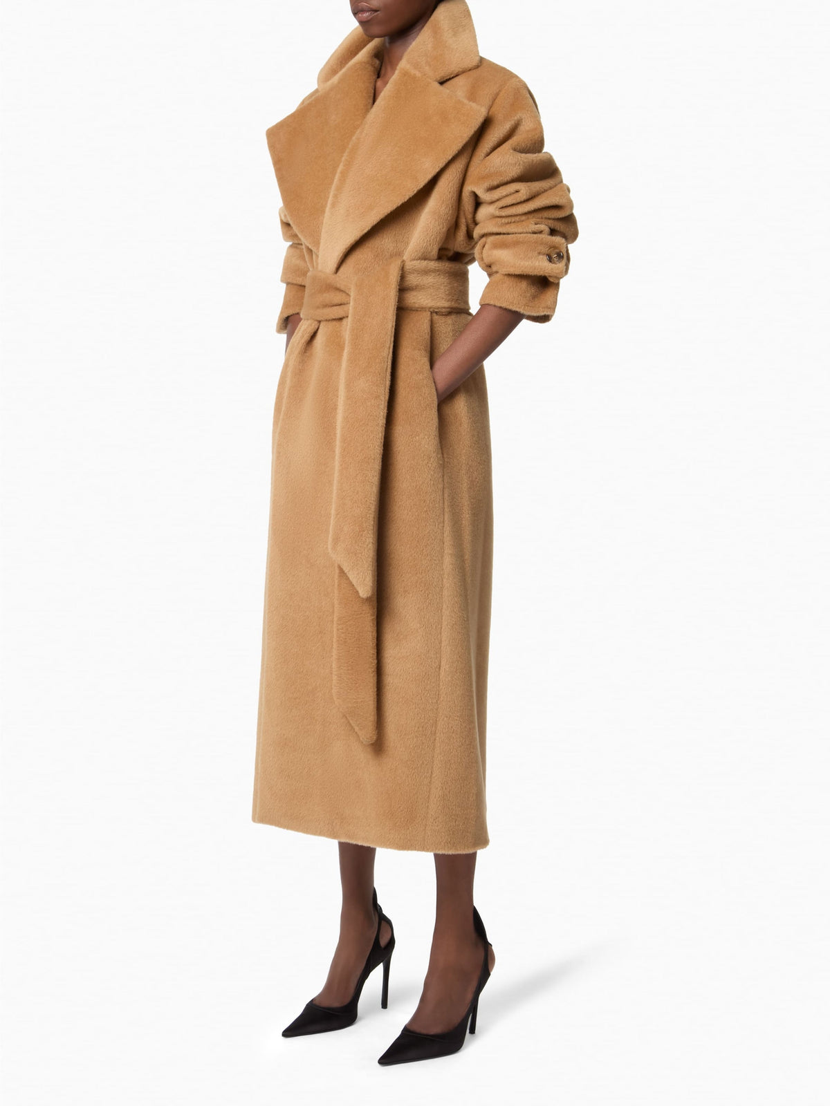 LONG PEIGNOIR EN LAINE POILUE