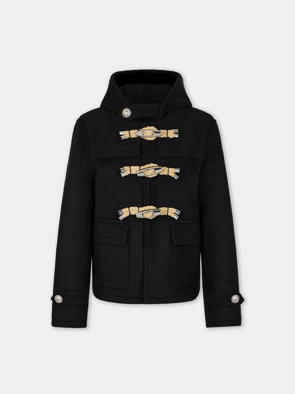 Short coat in wool