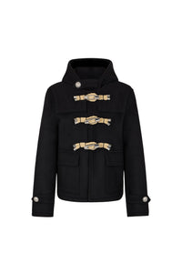 Short coat in wool