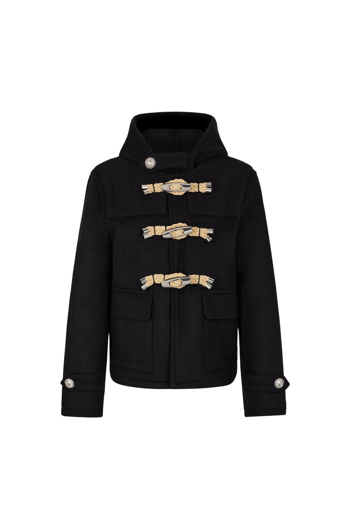 Short coat in wool