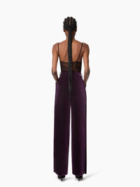 PANTALON GRAND EN VELOURS