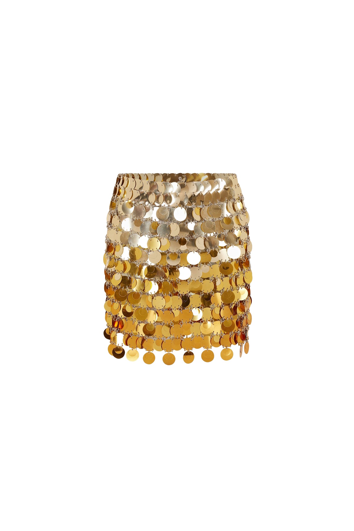 Jupe à pastilles en dégradé - Gold Degrade