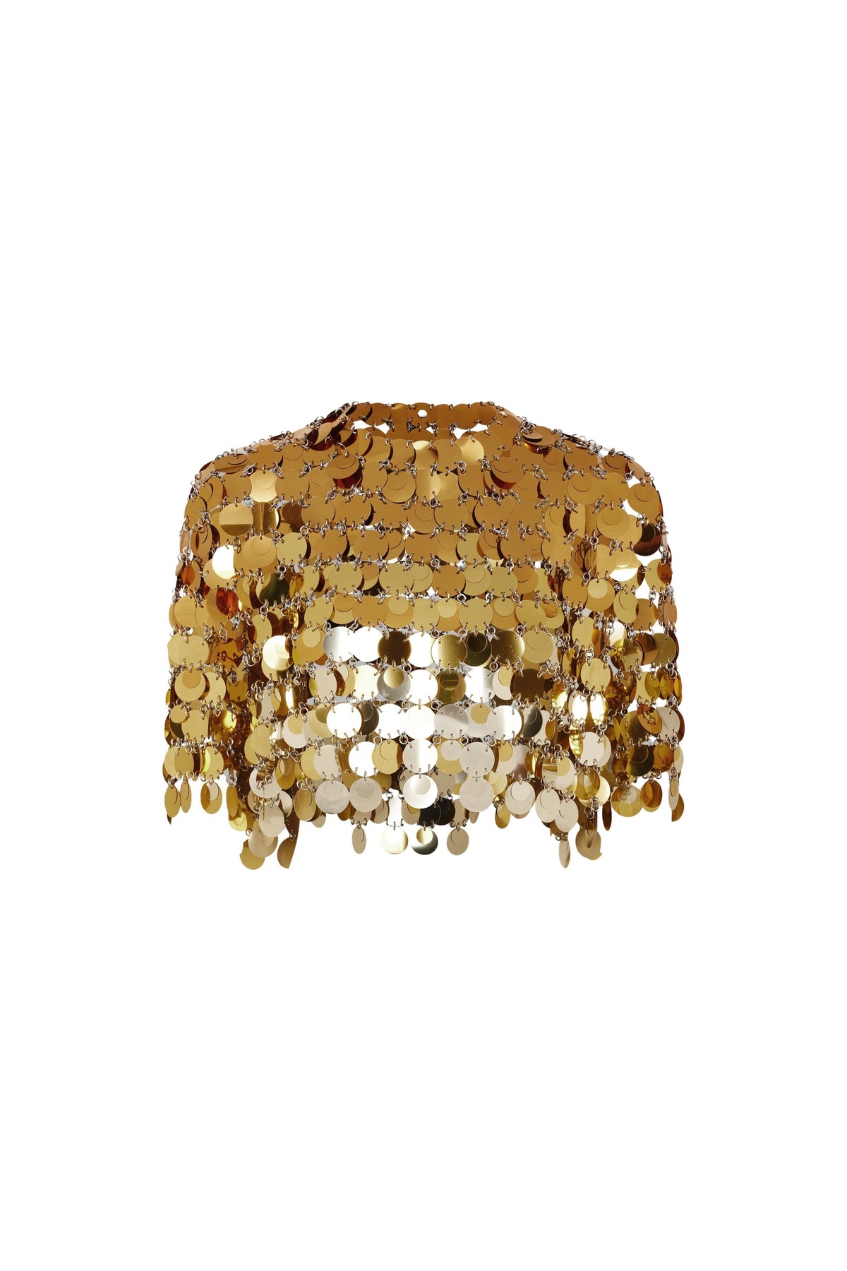 Cropped top in gradient assembly