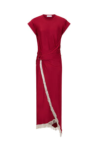 Long dress in jersey