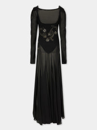 Long dress in jersey