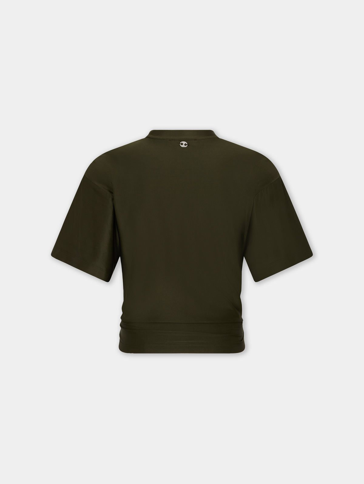 Cropped t-shirt in jersey