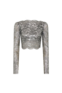 Crop top in lace