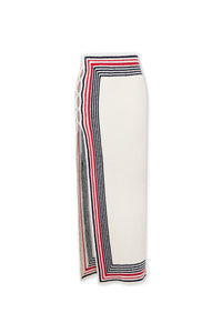 Long skirt in terry jersey