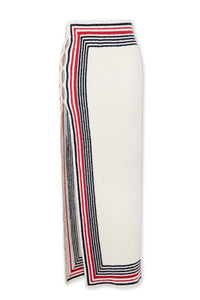 Long skirt in terry jersey