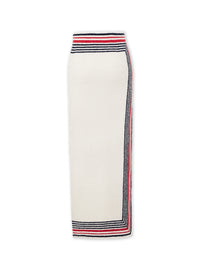 Long skirt in terry jersey
