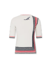 Top in terry jersey