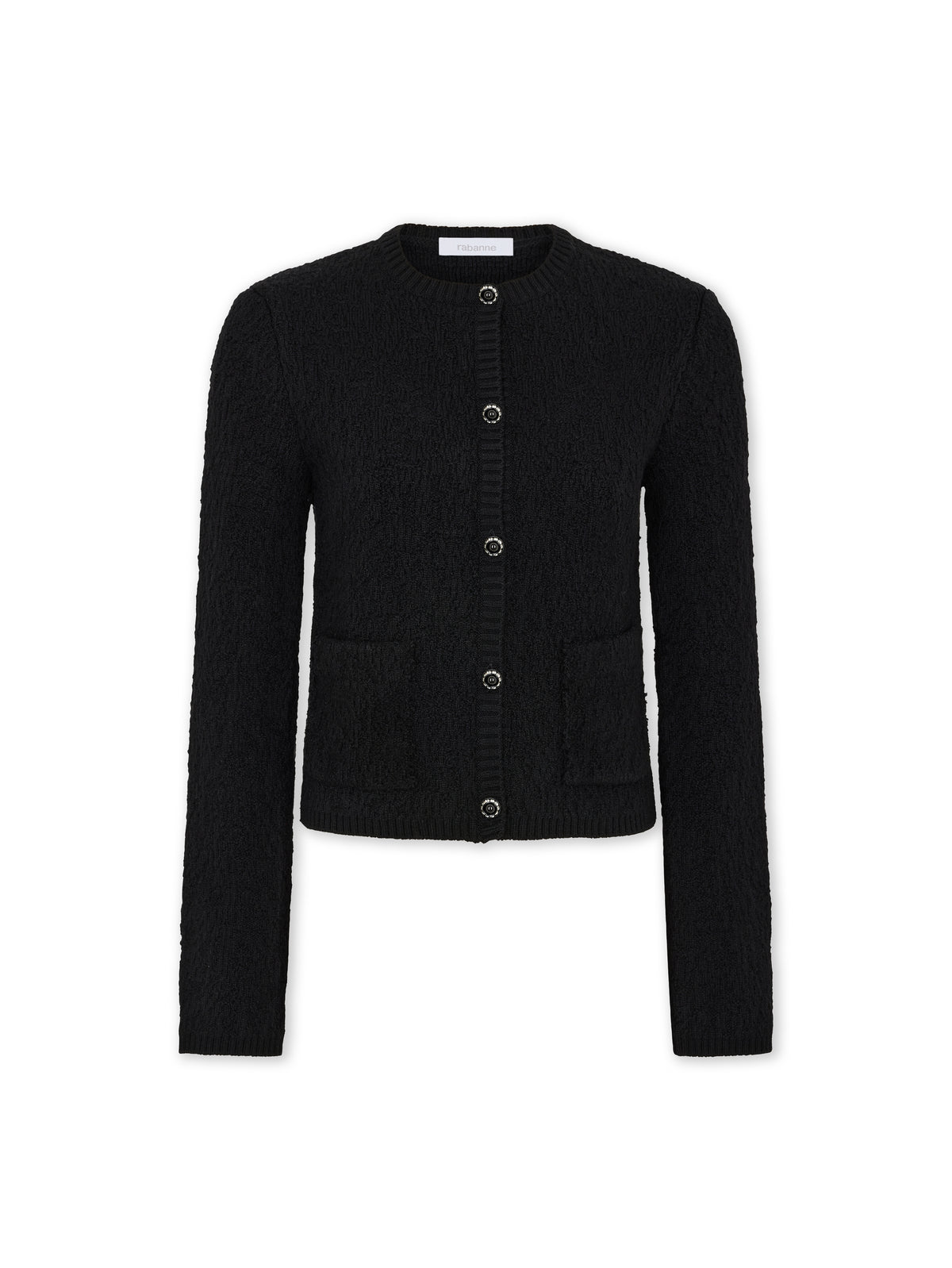 Knitted cardigan in wool