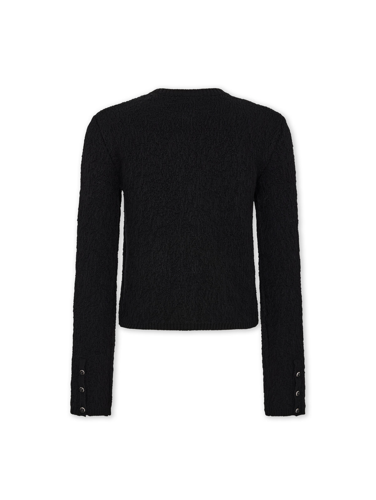 Knitted cardigan in wool